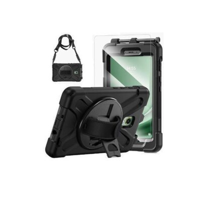 Funda Brobotix de uso rudo y giro 360 para Samsung Galaxy Active 5 8 pulg X300/X306 6007068 color Negro