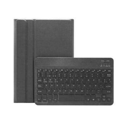 Funda Brobotix Universal con teclado bluetooth con iluminaci?n RGB para tabletas de 10 pulg a 11 6 pulg color Negro