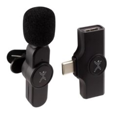 MICROFONO PERFECT CHOICE INALAMBRICO PARA STRAMING FIDELITY USB-C 20HZ NEGRO PC-112679