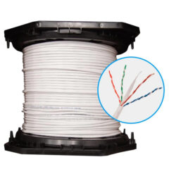 BOBINA BELDEN CABLE UTP CAT6E USO INTERIOR BLANCO 2412009A1000 305 MTS 100% COBRE 23AWGRISER 1000FT ESPECIAL PARA INSTALACIONES