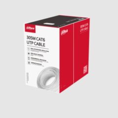 Bobina Dahua DH-PFM920I-6UN-C de 305Mts de Cable UTP Cat6/ 100% Cobre/ Azul/ Uso Interior Ideal para Redes y Video/ Certificado CPR Eca/ Estandares