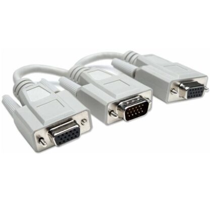 Cable Manhattan VGA a 2 VGA (tipo Y) Blanco