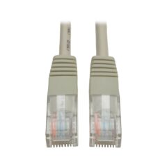 Cable patch UTP TrippLite N002-006-GY CAT 5E gris 1.83 m (6 pies) PoE RJ45 M/M Moldeado 350 MHz