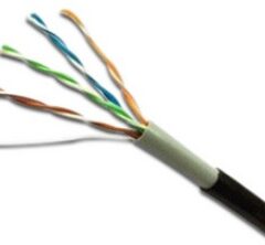 BOBINA SAXXON CABLE UTP NEGRO OUTPCAT5ECOPEXT- / CATEGORIA 5E / 100% COBRE /BOBINA 305 MTS/4 PARES