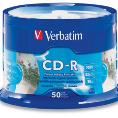 TORRE 50 CD-R VERBATIM 52X 80MIN 700MB PLATA IMPRIMIBLE