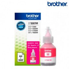 TINTA BROTHER BT5001M MAGENTA BOTE INKBENEFIT TANK T300/T500/T700/T800 RENDIMIENTO ULTRA (5 000 PAG)