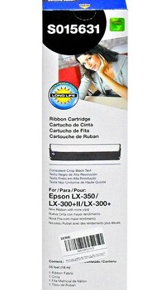 CINTA EPSON S015631 NEGRO LX350/LX300/LX300