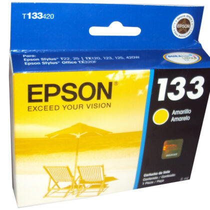 TINTA EPSON 133 T133420-AL AMARILLO STYLUS C Y TX235W/TX320F/TX430W/TX420/TX120 C (355 PAG)