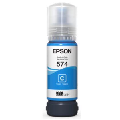 Tinta Epson 574 T574220-AL cian bote EcoTank L8050 65ml (7 300 pag)
