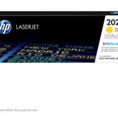 TONER HP 202A CF502A AMARILLO LASERJET PRO M254dw/M281fdw (1 300 PAG)