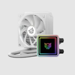 Enfriamiento Liquido Balam Rush Cryo Prism 120 ICE Blanco Display para monitoreo de temperatura ARGB 1x Vent 120 mm 230w