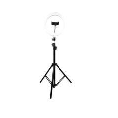 Aro de luz Perfect Choice led 10 con base expandible y tripi? para Streaming Lumeria modelo PC-120407