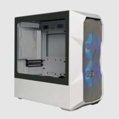 Gabinete Cooler Master TD300 MESH Blanco 2xFAN 120MM vidrio templado acero malla plastico Mini ITX Micro ATX