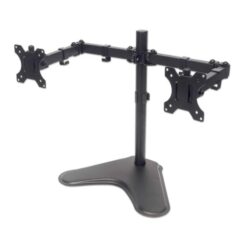 Soporte Manhattan para 2 Monitores 13 a 32 pulgadas 8KG en mesa/escritorio (Base)