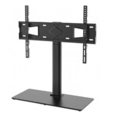 Soporte Manhattan para TV 32 a 65 pulgadas 45KG en mesa/escritorio altura ajustable con base de vidrio