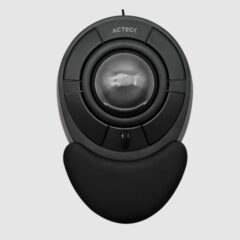 MOUSE ALAMBRICO TRACKBALL VIRTUOS ART X MI787 Ergonomico DPI 1600 Negro