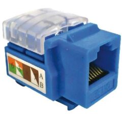 Jack Brobotix CAT5E Keystone modelo 230202 color Azul