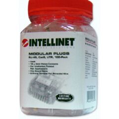 PLUG INTELLINET RJ45 CAT 6 100 PZAS