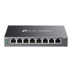 Switch TP-Link Omada DS108GP met?lico escritorio/ montaje pared 8 puertos gigabit PoE+ 802.3af/at max. 64W no administrable