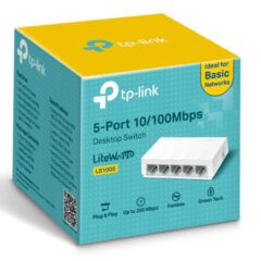 Switch TP-Link LS1005 de escritorio 5 puertos 10/100M no administrable carcasa de pl?stico tecnolog?a Green Ethernet