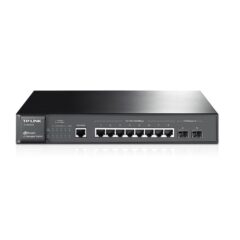 Switch TP-Link JetStream TL-SG3210 met?lico 8 puertos gigabit L2+ administrable 2 puertos SFP gigabit 1x RJ45 y 1Micro-USB puertos consola
