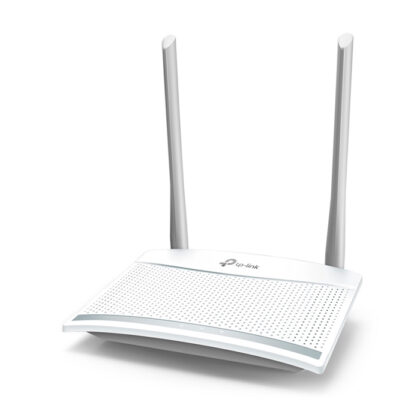 Router inal?mbrico TP-Link TL-WR820N N 300Mbps 2 antenas externas 1 puerto WAN y 2 puertos LAN 10/100 modo AP/Extensor/WISP