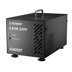 Regulador electr?nico de voltaje COMPLET X-POWER ERV-10-008 5000VA potencia 5000W voltaje 220V supresor de picos 504 J