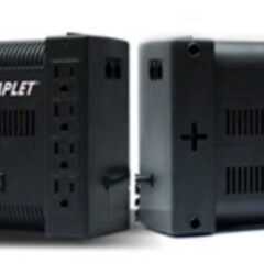 Regulador de Voltaje COMPLET XPOWER 1300 ERV-9-001 1300VA 650W con supresor integrado 504J 8 NEMA 5-15R 120V entrada/salida