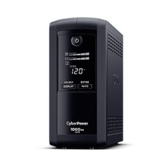 UPS CyberPower Intelligent LCD CP1000AVRLCD 1000VA/600W AVR torre 9 NEMA 5-15R (5 c/respaldo bater?a) 120V Energy Star